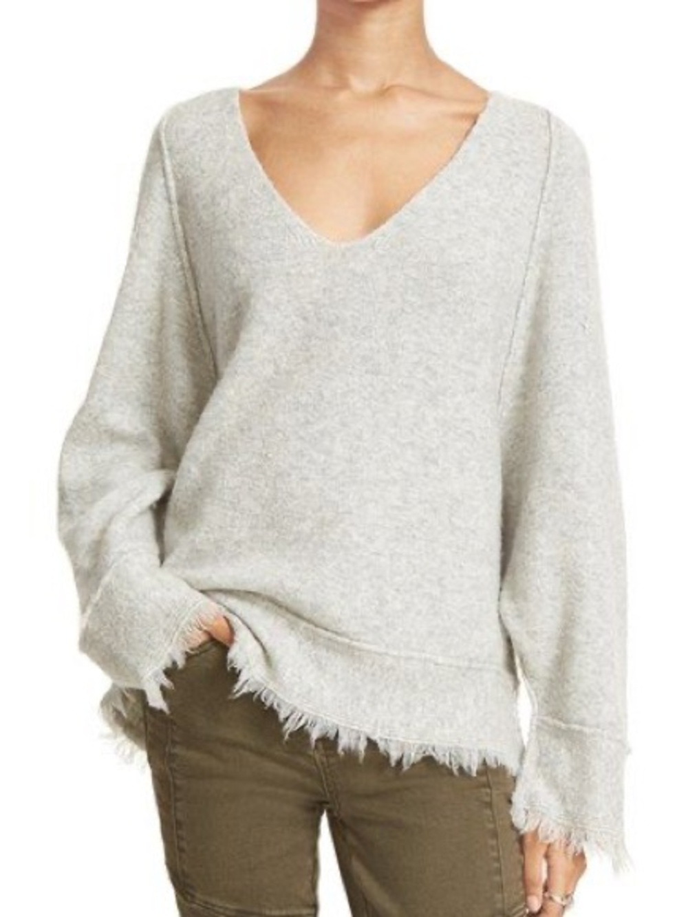 Free People Irresistible V-Neck Sweater